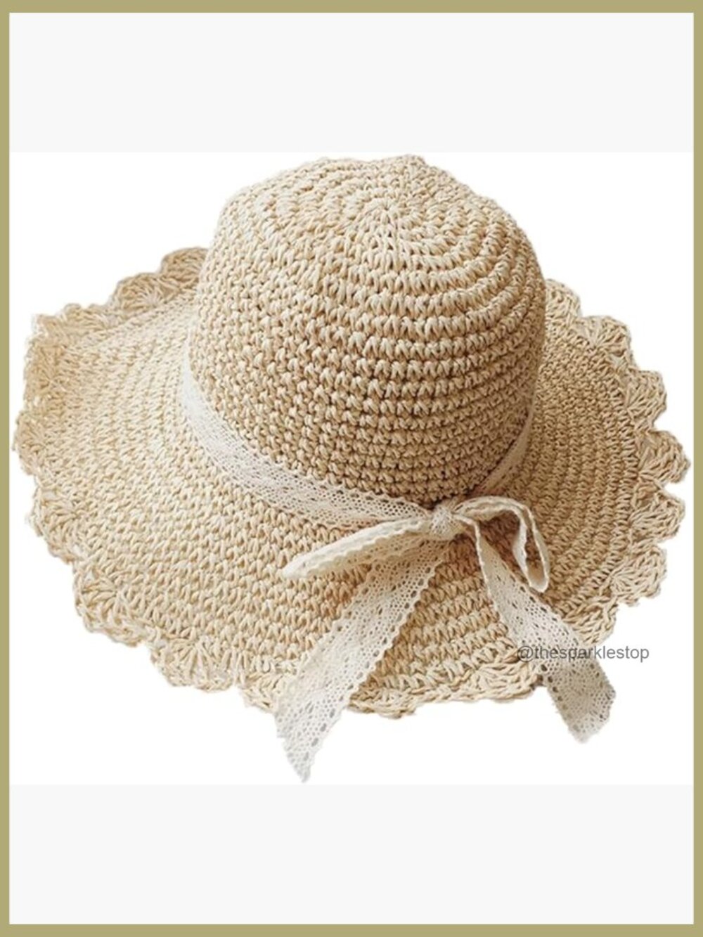 Straw Braided Sun Hat UPF 50+ Wide Brim Packable Travel Fedora